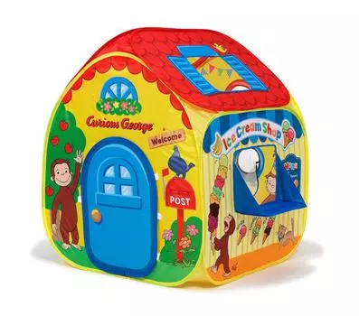 Vithart Curious George Любопытный Джордж Шаровой домик с 30 шариками Желтый VG14