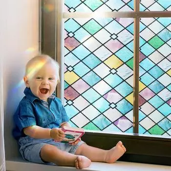 Витражная пленка для защиты от солнца, статическая пленка для окон, матовая пленка для окон 45x200 см, защитная пленка для окон, солнцезащитная матовая пленка