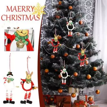 Витражные оконные подвески с изображением кошек, цветная печать, резное деревянное деревянное крепление, колокольчик, украшение в виде Санты, гномы, украшения для елки One Size