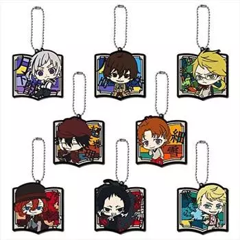 Витражный талисман Bungo Stray Dogs, КОРОБКА 1 КОРОБКА 8 всего 8 типов = штук,