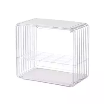 Витрина для куклы Прозрачная витрина для хранения Пылезащитная витрина для куклы Коллекционный контейнер для квадратного хранения