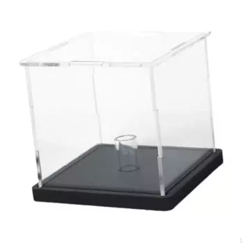 Витрина для мячей для гольфа Прозрачный небольшой ящик для хранения Кубик Защита от пыли Держатель для бейсбольных мячей Спорт