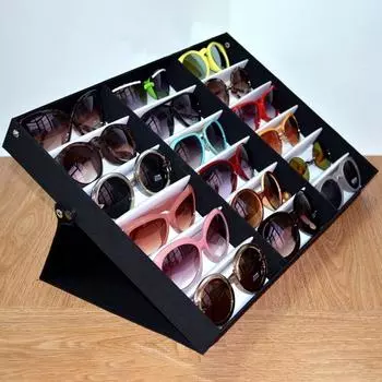Витрина для очков в розничном магазине Ящик для хранения солнцезащитных очков Органайзер для очков Подставка для очков белый