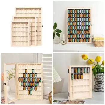 Витрина для рулонов пленки для безопасного хранения и просмотра, пылезащитный деревянный ящик для хранения с крышкой, контейнер для сбора пленки 30