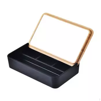 Витрина для ювелирных изделий, пылезащитная шкатулка для хранения браслетов, сережек, органайзер для хранения белый