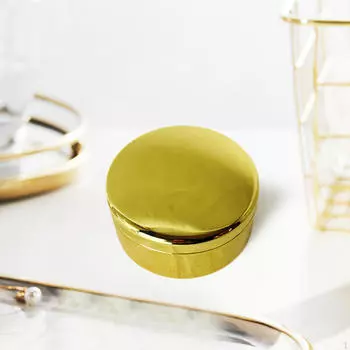 Витрина Коробка Сувенирные Коробки Металлические Для Церемонии Годовщины Свадьбы золотой