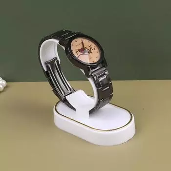 Витрина магазина ювелирных часов Дисплей Стенд Держатель Пластиковый Дисплей для Наручных Часов Портсигар Держатель Витрина белый