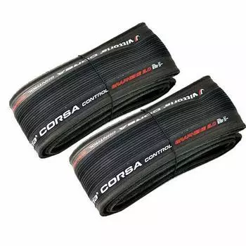 Vittoria Corsa Control 700x28C Clincher велосипедная шина 2 VT1824 G2.0 320TPI, черная, шина,