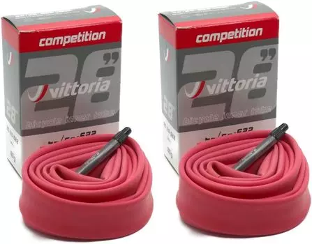 Vittoria Latex Tube Set of 2 RVC 700c Presta 48mm Vittoria (70030/38c) [Item]