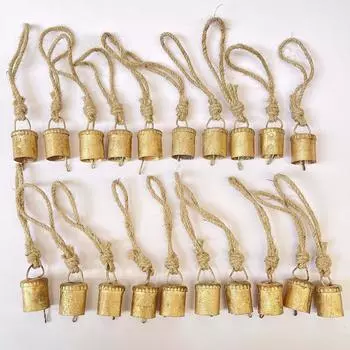 Vivanta 20шт рождественские украшения колокольчики для поделок, домашний декор, колокольчик