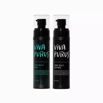 Vivaproce Men s Oily Skin Skin Lotion Dog Oil Removal Cosmetic, 1 set, 1 skin + 1 lotion