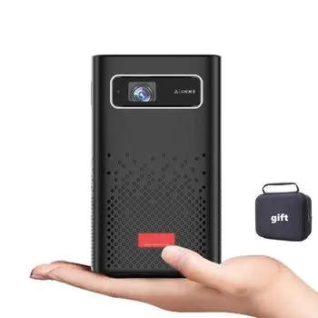 Vivicine c900A Модернизированный смарт-карманный мобильный 3D мини-проектор, поддержка Miracast Airplay Wifi Домашний видеопроектор Проектор чёрный