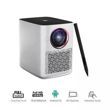 Vivicine Y3 1080p Full HD Домашний кинотеатр Интеллектуальный интерактивный проектор белый