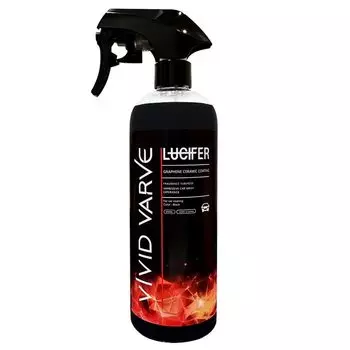 VIVID VARVE LUCIFER Графеновое Керамическое Мощное и Пленительная Тубероза Сделано в Vivid Verve Lucifer Автомойка 500 мл Покрытие Быстронаносимое, чёрный
