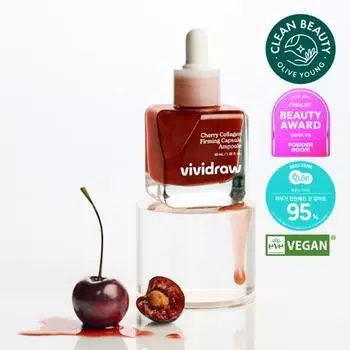 Vividrow Cherry Collagen Firming Capsule Ampoule 40 мл, корейская косметика