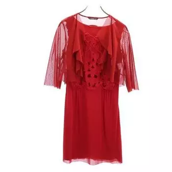 VIVIENNE TAM No sleeve With bolero one piece 1 Red Setup suit Women Used