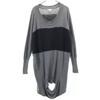 Vivienne Westwood ANGLOMANIA Вязаное платье с длинным рукавом 38 Деформация Женское Б/У