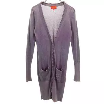 Vivienne Westwood Red Label Long sleeve Long V-neck knit cardigan 2 Women Used