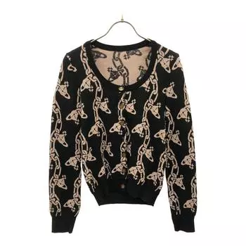Vivienne Westwood Red Label Сделано в Японии 100% шерсть Кардиган с длинным рукавом Женский Б/у