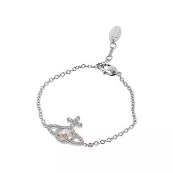 Vivienne Westwood Women s Olympia Pearl Chain Bracelet 6102021 E P132 6102021EP13204