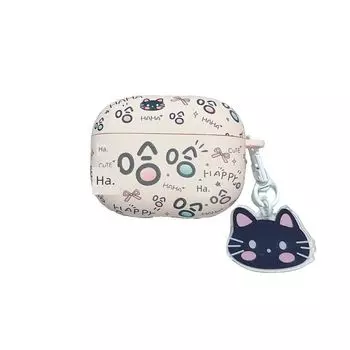 Vivo TWS 4 Earphone Shell Iqoo Tws2 Protective Case Wireless Bluetooth Earphone Sleeves Cute Couple Tws4hifi Version All-Inclusive Internet Celebrity iQOO TWS2 [Frosted soft shell] Ha Ha cat + pendant