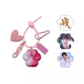 [VIYIEN] Keychain Xiaojan Goods Xiaojan Xiao Zhan Wei Wuxian the Untamed Petition Mage Ancestor Dou Luo Continent Figure Handmade Custom Made Bag