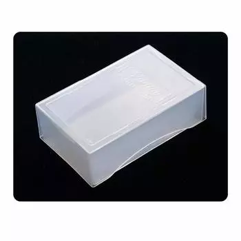 Визитница 1 шт. Прозрачный полипропиленовый материал Большая глубина 29 мм Цвет: Размер, устойчивый к поломкам: