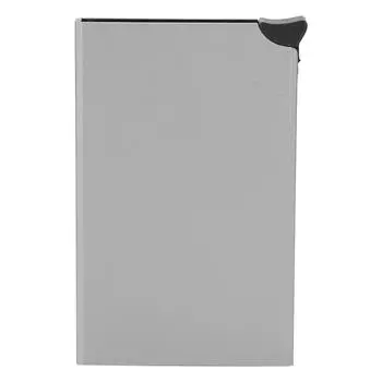 Визитница AntiTheft AntiMagnetic Popup Кредитные карты Чехол Сумка Органайзер(Серый x55#) серый