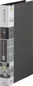 Визитница King Jim Shotdocks со сменными 500 карманами, макс. 800 карманов, формат А4, вертикальная, черная 36SDW-BK чёрный