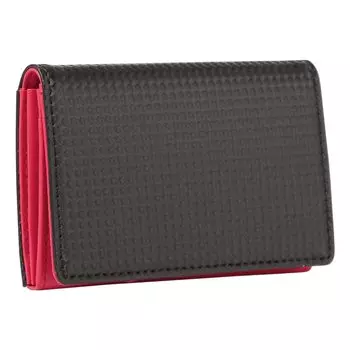 Визитница Neu Interesse Schatten 0705 Визитница Neu Interesse Schatten из натуральной коровьей кожи, гибридная кожа, водоотталкивающая, черного и красного цвета