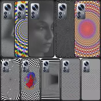 Визуальная иллюзия художественная картина чехол для телефона Xiaomi Poco X6 X5 X4 X3 GT NFC M4 M5 Pro 5G M3 Mi Note 10 Lite F5 F4 F3 F2 F1 Capa Co Xiaomi Poco X5