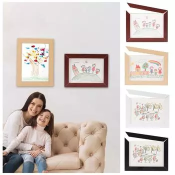 Визуальное окно Магнитные рамки для фотографий Съемная карточка Дисплей Стенд Плакат 26.2*34.8*4cm белый