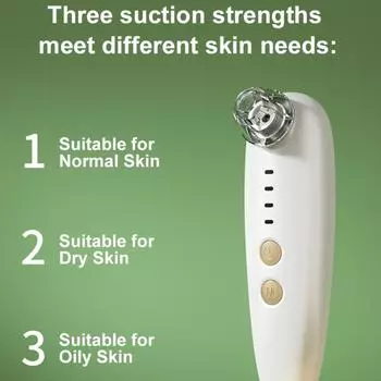 Визуальное средство для удаления черных точек, ручка для удаления черных точек с камерой, машина для очистки лица, экстрактор прыщей, уход за кожей белый