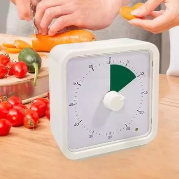 Визуальный кухонный таймер для детей Магнитный таймер обратного отсчета для учебы и кухни Простой диапазон настройки Четкий дисплей Таймер для офисных работников для студентов синий