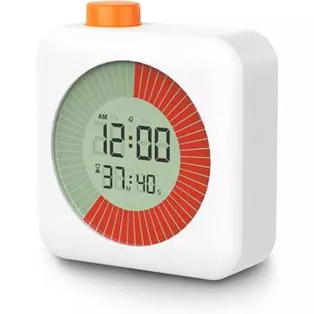 Визуальный таймер для детей, 60-минутный таймер производительности, таймер обратного отсчета для класса дома, в школе и на работе розовый