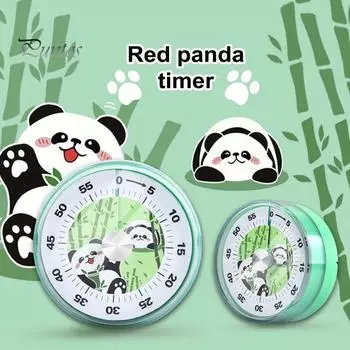 Визуальный таймер, мультяшный животный принт, разборчивый, с звонком, напоминанием, портативный, 60-минутный обратный отсчет, диаметр, для студентов, учителей, механические часы, время белый