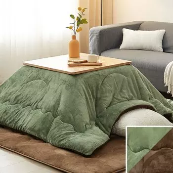 VK Living Kotatsu Futon Square Single Item 185 x 185 см Наполнитель: теплогенерирующий хлопок Быстро нагревающееся волокно LockHeat Водоотталкивающий Карманы в комплекте