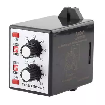 Вкл. Выкл. Двойной таймер реле ручка управления таймер переключатель 6S60M AC 220V