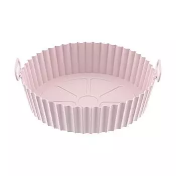 Вкладыш для аэрофритюрницы Полезные круглые мягкие линии Корзина для аэрофритюрницы Вкладыш для аэрофритюрницы Аксессуары для духовки Корзина для аэрофритюрницы для горшка быстрого приготовления серый