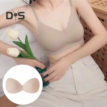 Вкладыш для бюстгальтера 0,1 см, ультратонкий, хорошо пропускающий воздух, вставка для бюстгальтера, треугольная губка, пуш-ап, вкладыш для бюстгальтера, женская невидимая вставка, купальник, бикини, усилители груди S бежевый