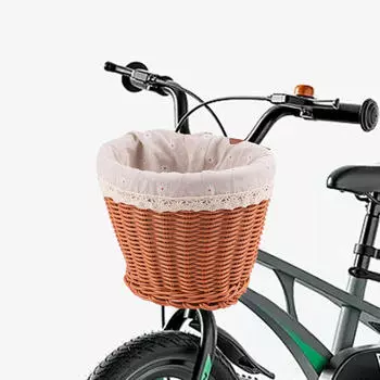 Вкладыш для корзины, Сумка для переноски, Тканая замена трехколесного велосипеда, Съемная корзина, 20x16.5x15.5cm