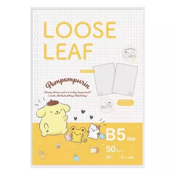Вкладыш Sanrio Персонажи Pompompurin B5 Сетка M-Plan 001641-52