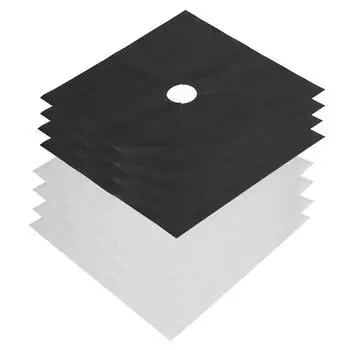 Вкладыши Чехлы 4шт для газовой плиты серебряный