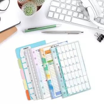 Вкладыши для блокнотов, сменные листы, бумажные вставки для блокнотов, журналов, планировщиков бюджета, линованные листы для бюджета/еженедельные/ежемесячные листы D