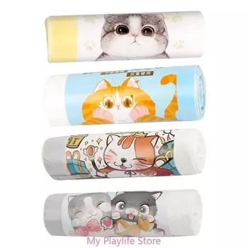 Вкладыши для кошачьего туалета, утолщенные, для кошачьего туалета, вкладыши для очень больших мешков для отходов с завязкой для котят, устойчивые к протечкам и царапинам