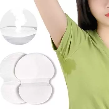 Вкладыши, впитывающие пот, подушечки для пота в области подмышек, наклейки для остановки пота, прокладки для подмышек, подушечки для пота в области подмышек 100PCS