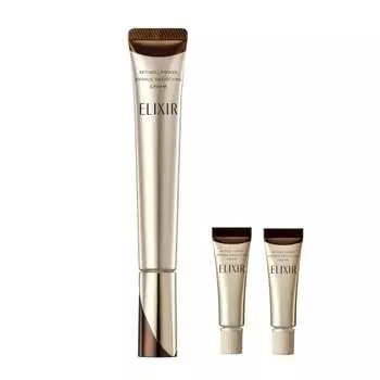 [Включает увеличенный образец] ELIXIR Retino Power Крем от морщин 22 г + 4 г Квази-лекарственная эмульсия/крем Чистый ретинол Улучшение морщин Уход за кожей со старением Superiel Sh