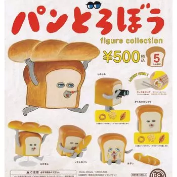 Включает в себя коллекцию фигурок Робо Лаки Пана, все 5 типов наборов, капсульную игрушку, слона Кена!