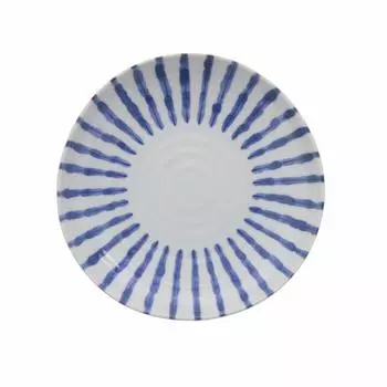 (Включена розетка) Окрашенная треугольная 8-дюймовая тарелка Дамидзюкуса