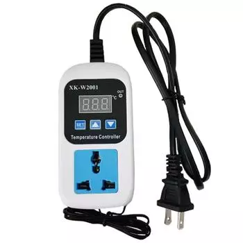 VKS-W2001 Электронная розетка для контроля температуры, термостат, полностью автоматический переключатель, регулируемый цифровой дисплей VKS-W2001 EU